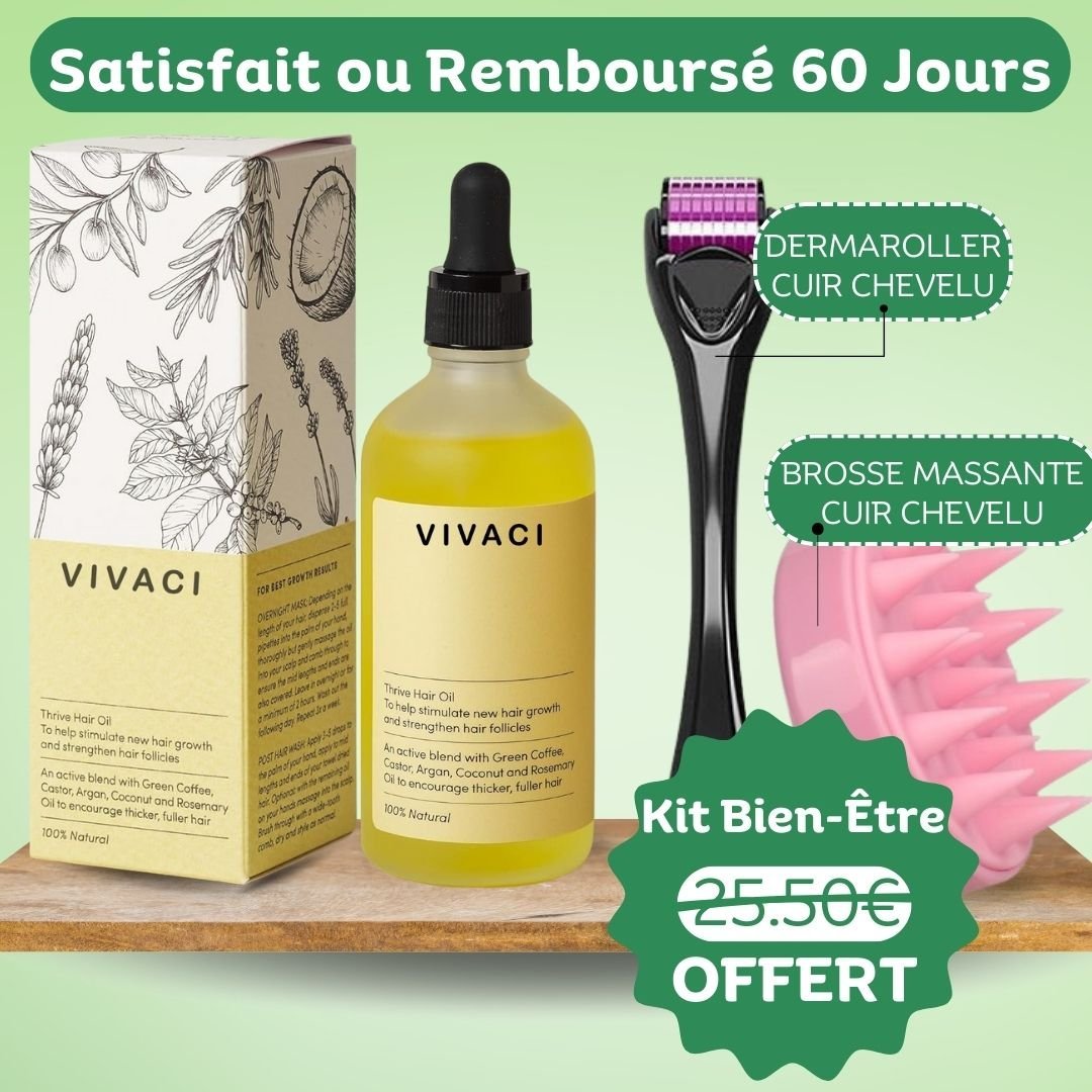 ALSANCIA - Sérum de Croissance Naturel au Romarin + Kit Bien - Être Offert