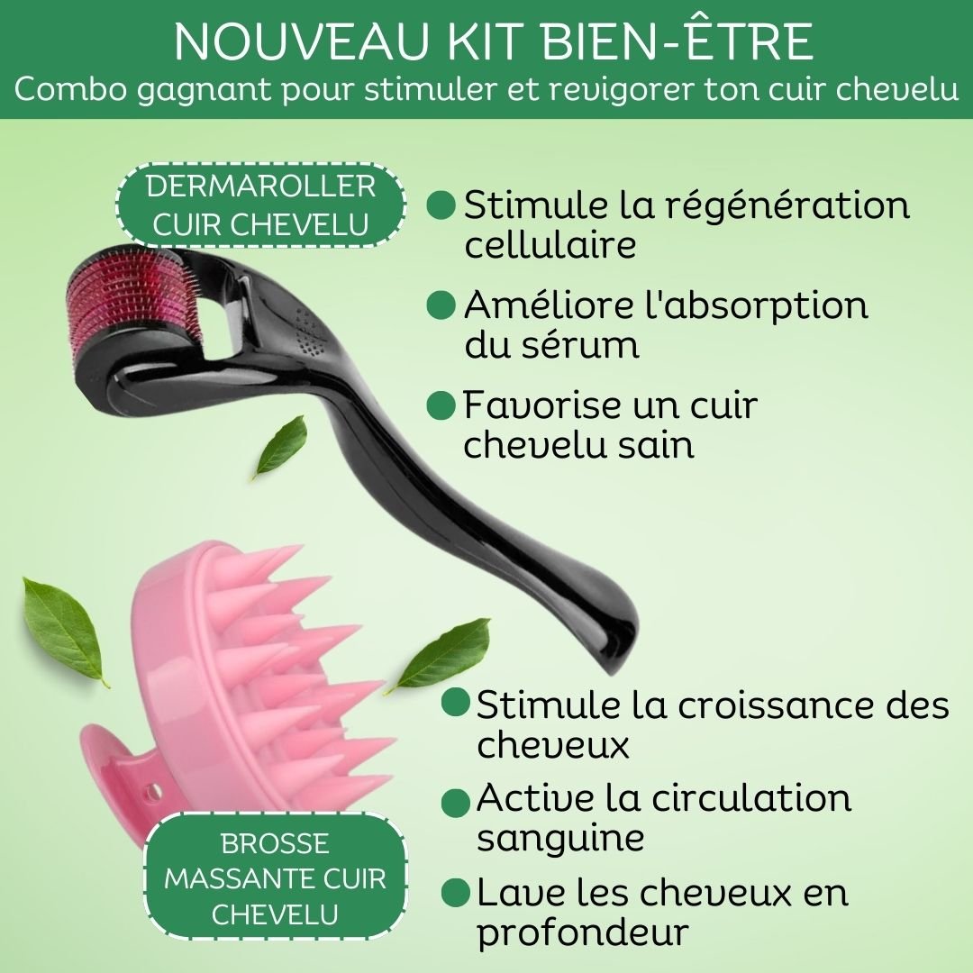 Sérum de Croissance Naturel au Romarin + Kit Bien-Être Offert