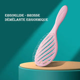 ALSANCIA - ErgoGlide - Brosse Démêlante Ergonomique