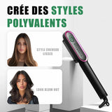 ALSANCIA - HairMaster Duo - Lisseur 2 en 1 + Brosse Offerte